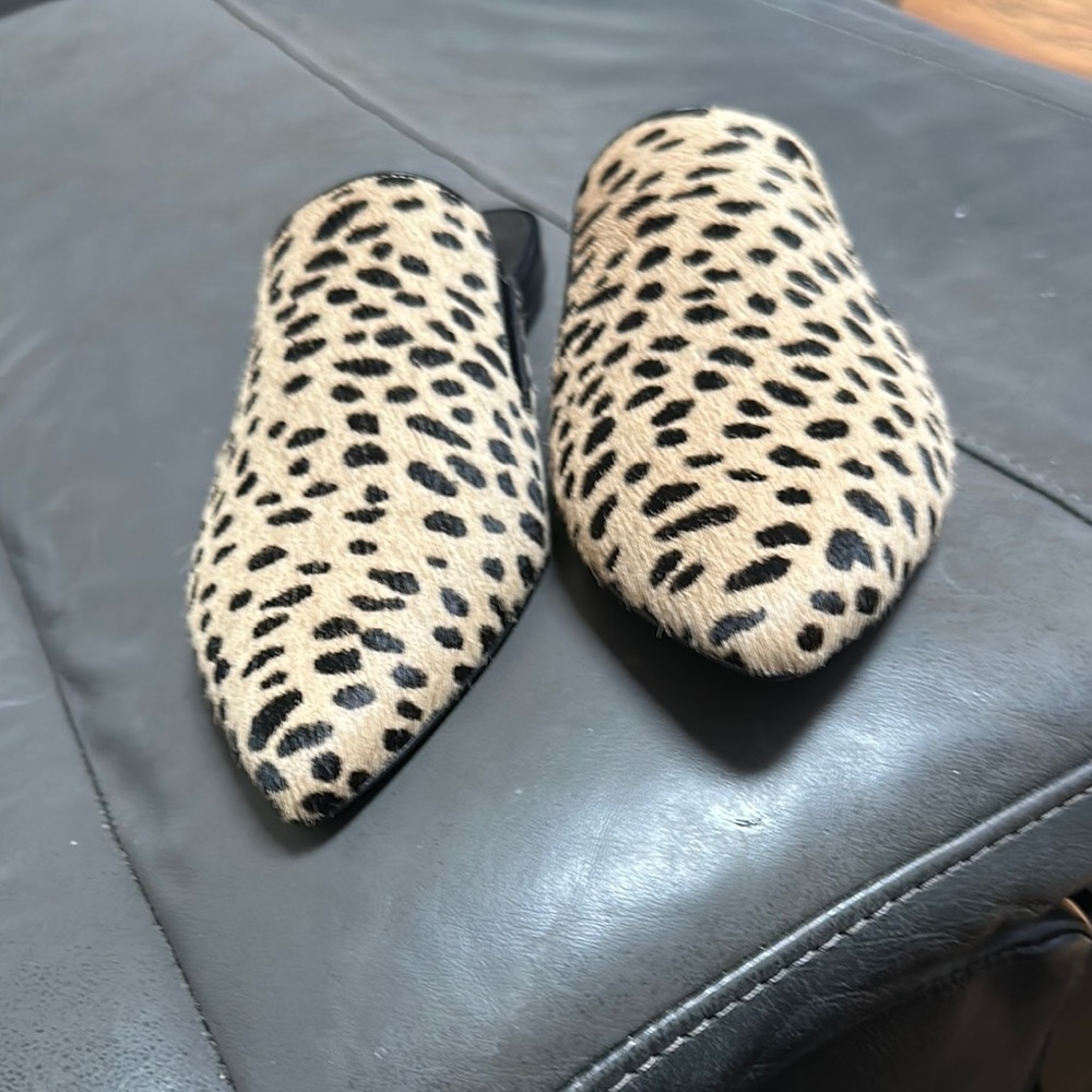 Jenni Kayne Black and Tan Mules